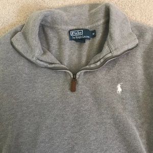 POLO 1/4 ZIP pullover Gray